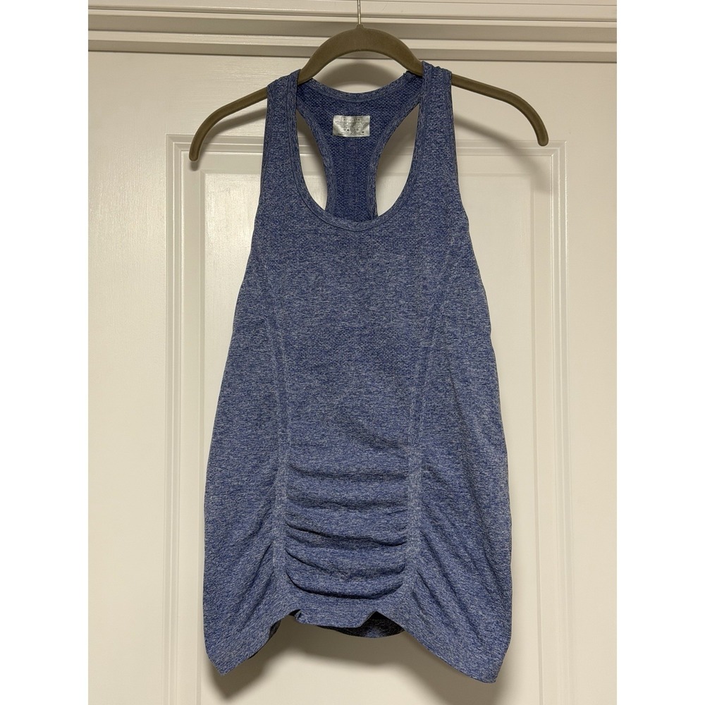 Athleta Fastest Track Seamless Tank in‎ a heathered Blue, Women's Size Medium
